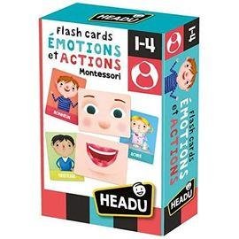 Headu - flash cards emotions et actions montessori