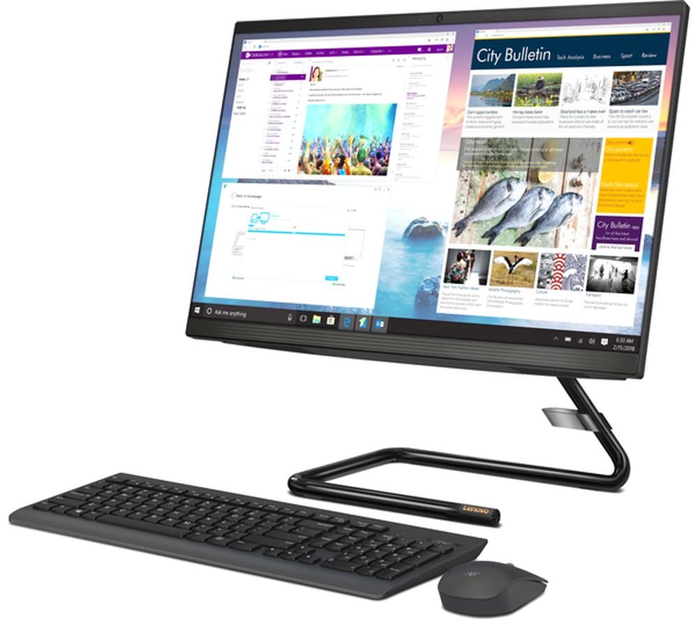 All in one intel celeron 2.00ghz ideacentre a340-22ign 4go 1to 128go