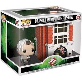 Figurine ghostbusters 35th - dr peter venkman with firehouse tow
