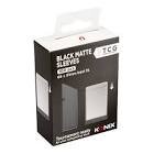 Sleeves x100 black matte card