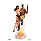 Statue the rocketeer et betty sideshow