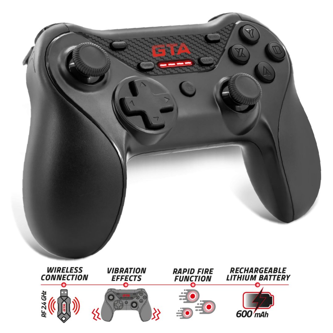 Manette sans fil gta pc/ps3 gta-rfxgp