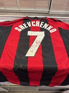 Maillot de foot retro ac milan saison 98-99 domicile flocage shevchenko