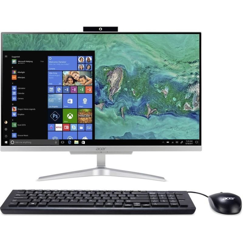 Pc tout en un aspire c24-865 i3-8130ui 4go 1to