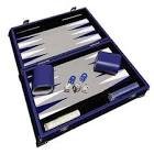 Jouet backgammon 30 cm bleu