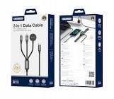 Accessoire telephone cable usb 3 en 1 b25