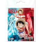 Porte cles one piece red