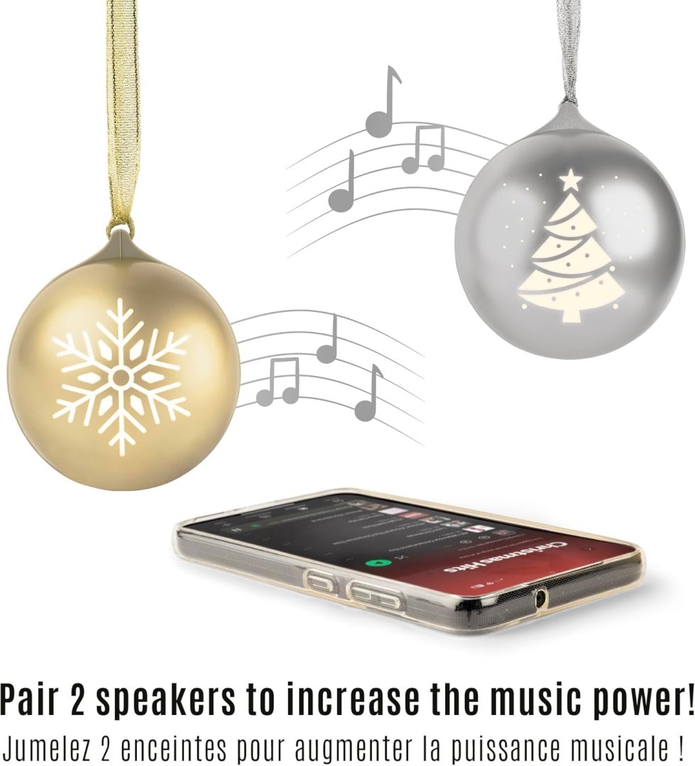 Enceinte bluetooth xmasball-25/07-009737