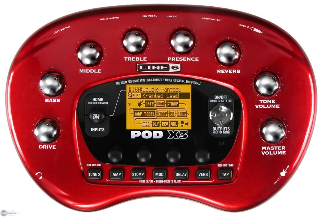 Modeleur d'ampli pod x3