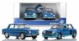 Miniatures 1/18 pack r8 gordini et r5 turbo bleu