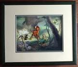 Cadre bambi 1942 60th anniversary commemorative framed pin set