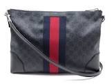 Sac a bandouliere messenger courrier plat toile monogam