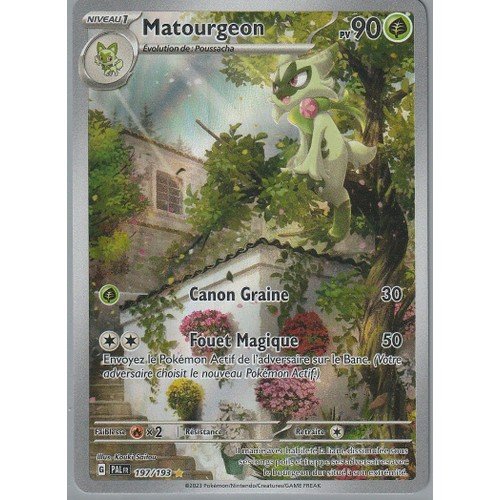 Carte pokemon matourgeon pal 197/193