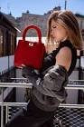 Maroquinerie sac a main rouge