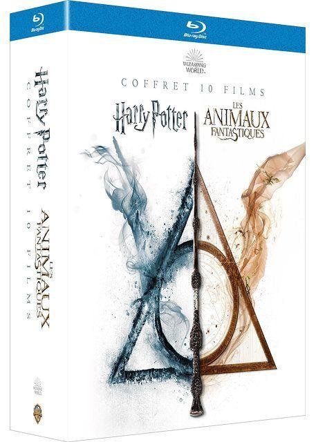 Coffret integrale wizarding world 10 films harry potter 1 a 7 les animaux fantastiques 1 et
