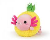 Peluche ananas avec axolot 25cm