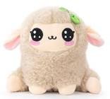 Peluche mouton brun 24cm