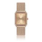 Montre adeline - bracelet milanais noir