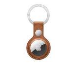 Porte cles pour airtag cuir marron