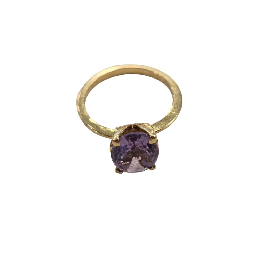 Bague or jaune bague avec pierre