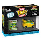 Figurine pop! turtles leonardo and turtle van