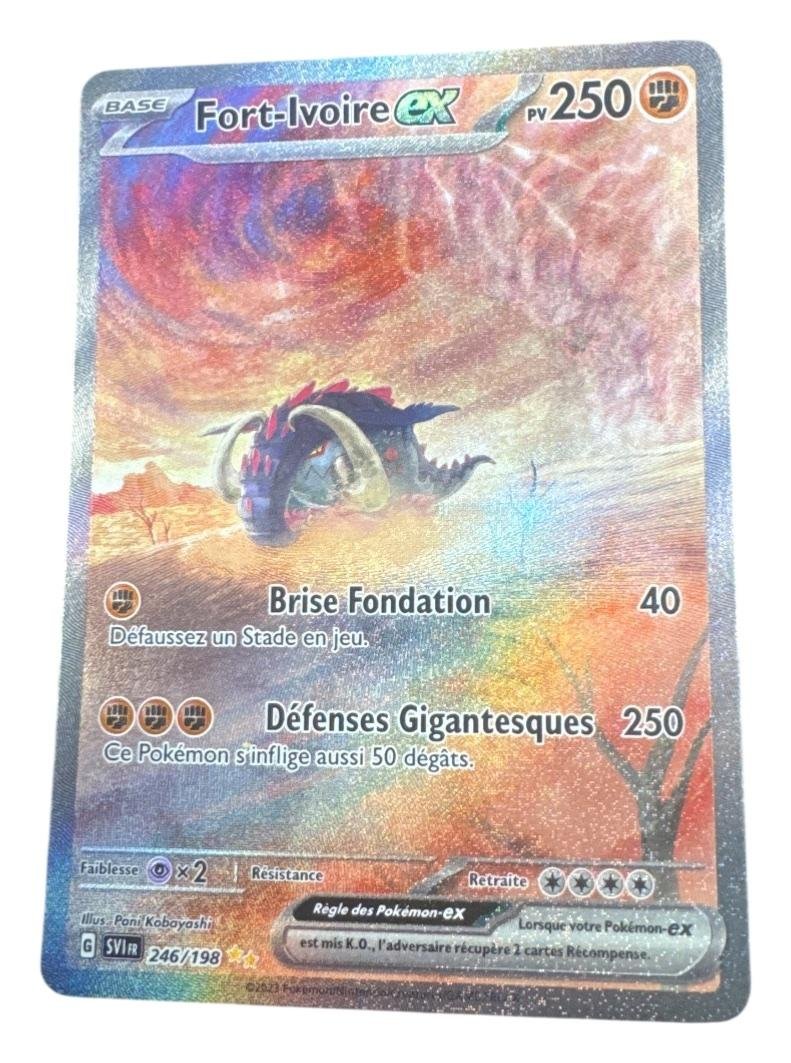 Carte pokemon fort-ivoire ex svi 246/198