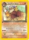 Carte pokemon triopikeur obscur 23/82 1st ed
