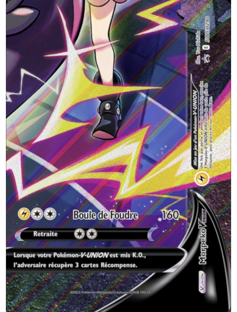 Carte pokemon morpeko v-union swsh 290