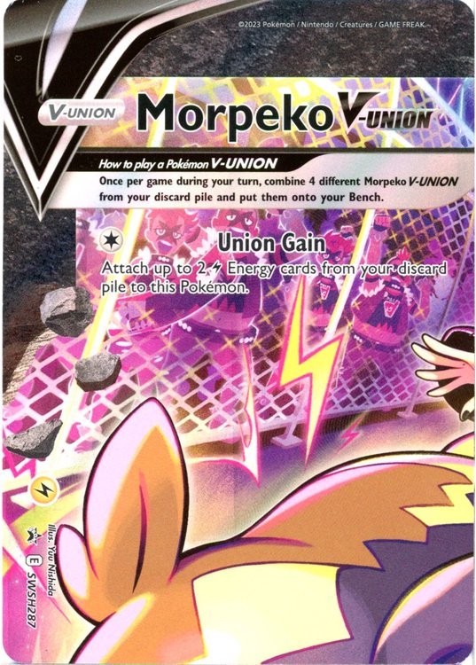 Carte pokemon morpeko v-union swsh 287