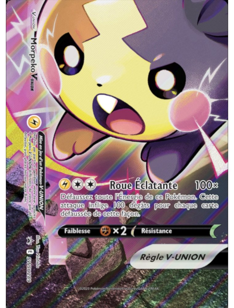 Carte pokemon morpeko v-union swsh 289