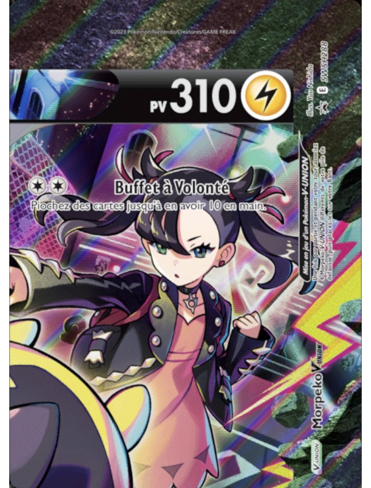 Carte pokemon morpeko v-union swsh 288