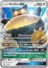 Carte pokemon jumbo ronflex gx sm 05