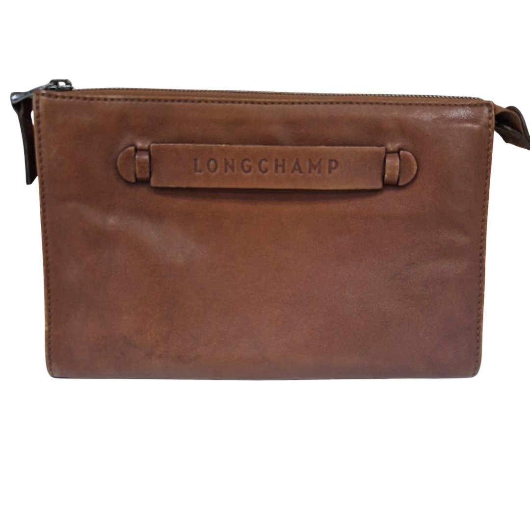 Pochette a main cuir