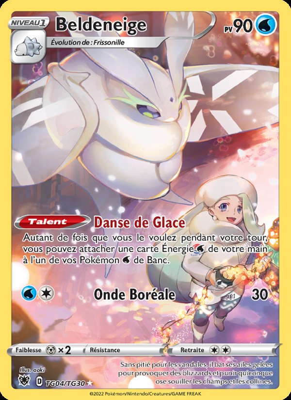 Carte pokemon beldeneige asr tg04/tg30 holo