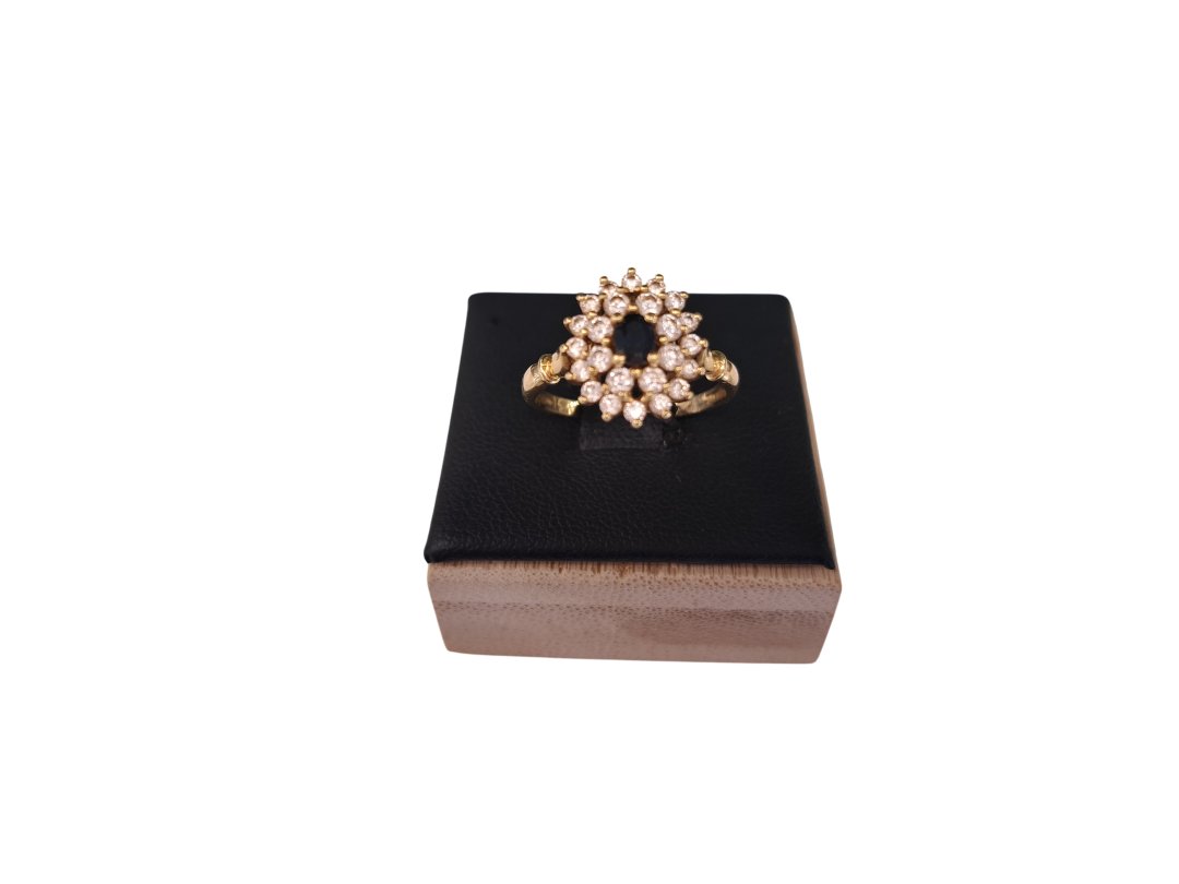 Jaune bague 18 carats