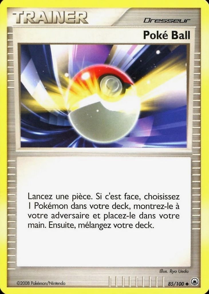 Carte pokemon poke ball md 85/100