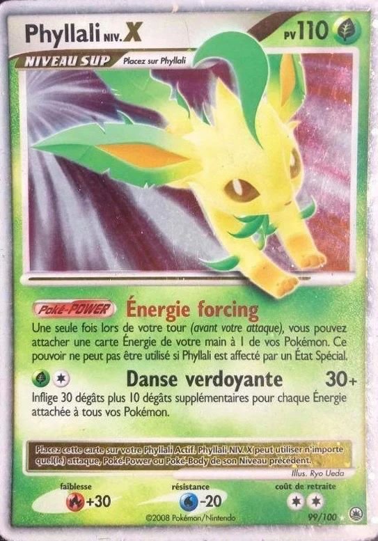 Carte pokemon phyllali md 99/100 x