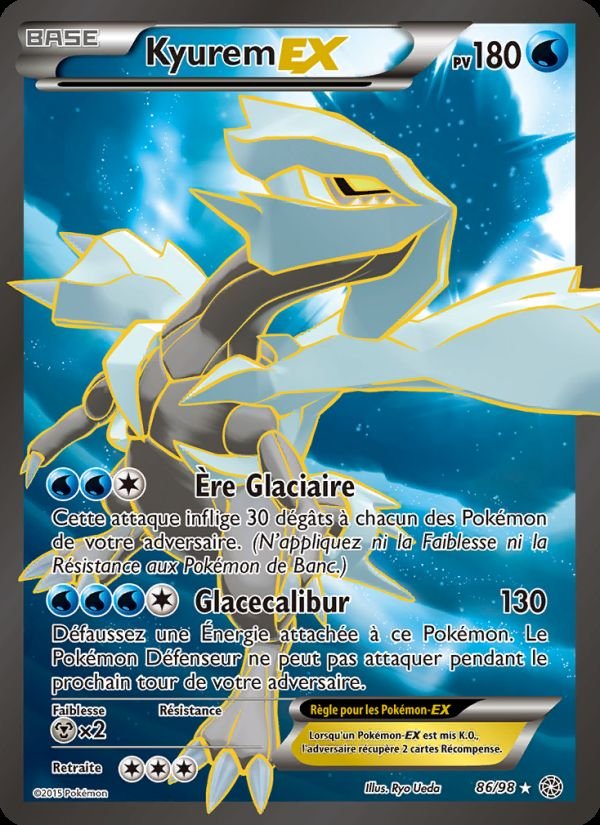 Carte pokemon kyurem ex aor 86/98