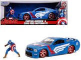 Figurine voiture captain america 2006 ford mustang