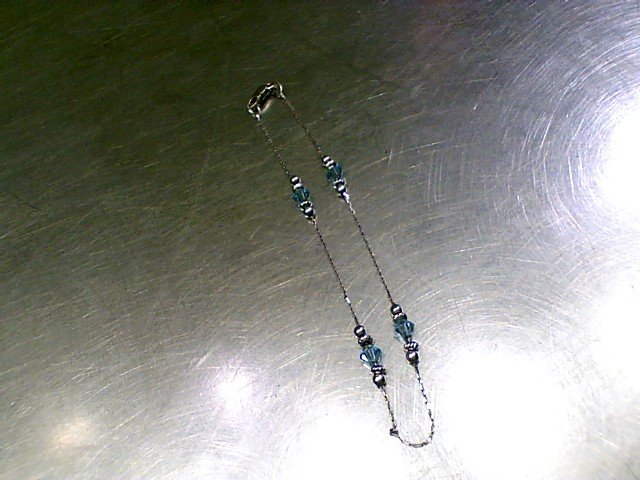Bracelet blanc lapis laziuli