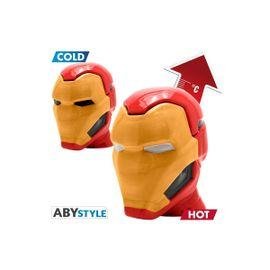 Figurine marvel - mug 3d heat change iron man