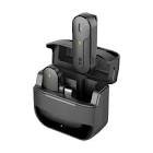 Micro cravate sans fil avec boitier de charge, technologie de reduction de bruit, plug