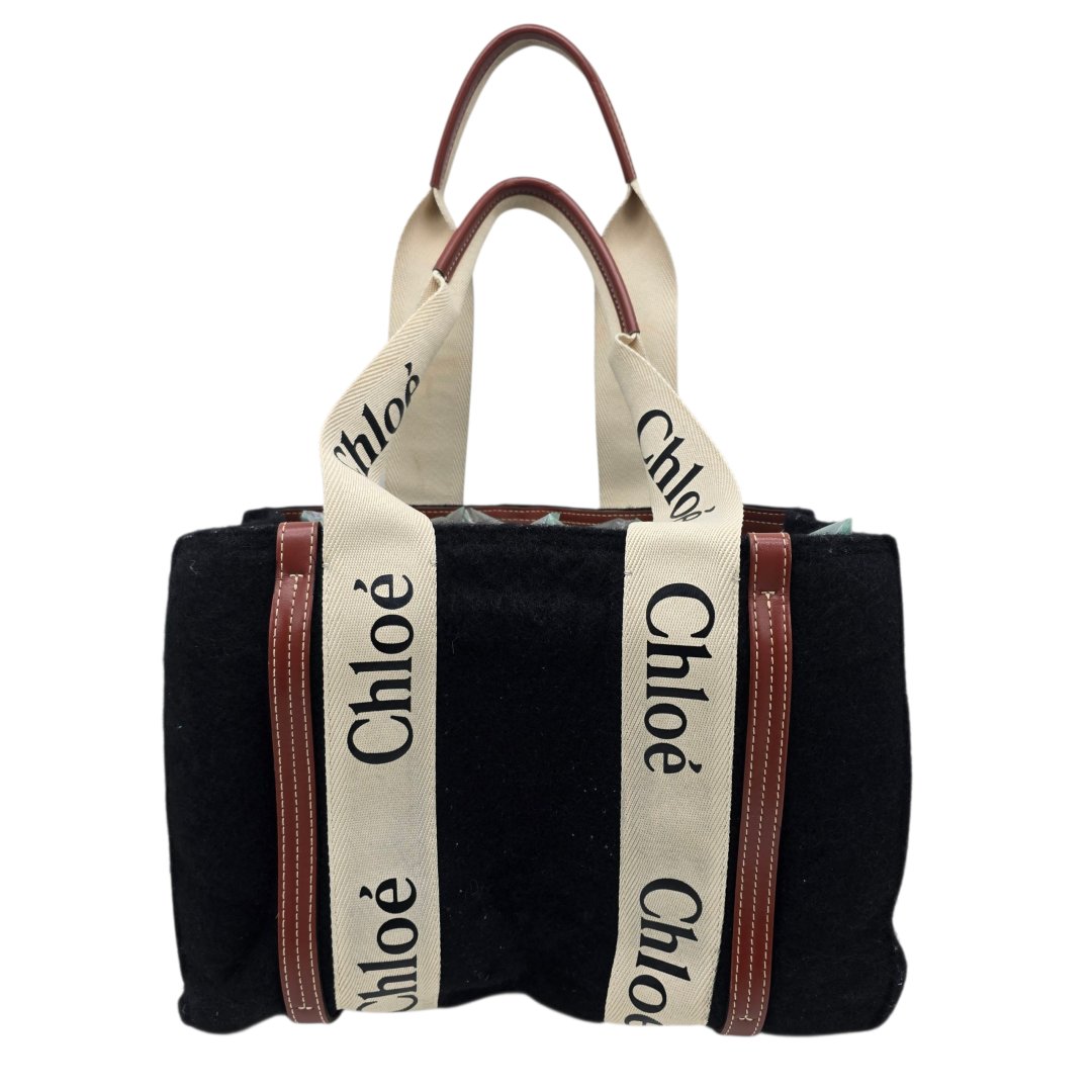 Sac cabas woody small tote bag toile de lin