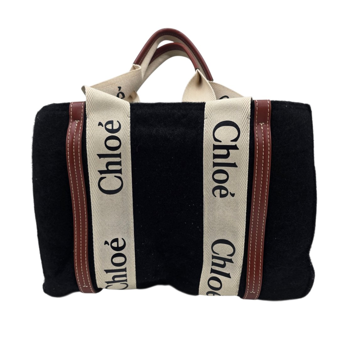 Sac cabas woody small tote bag toile de lin