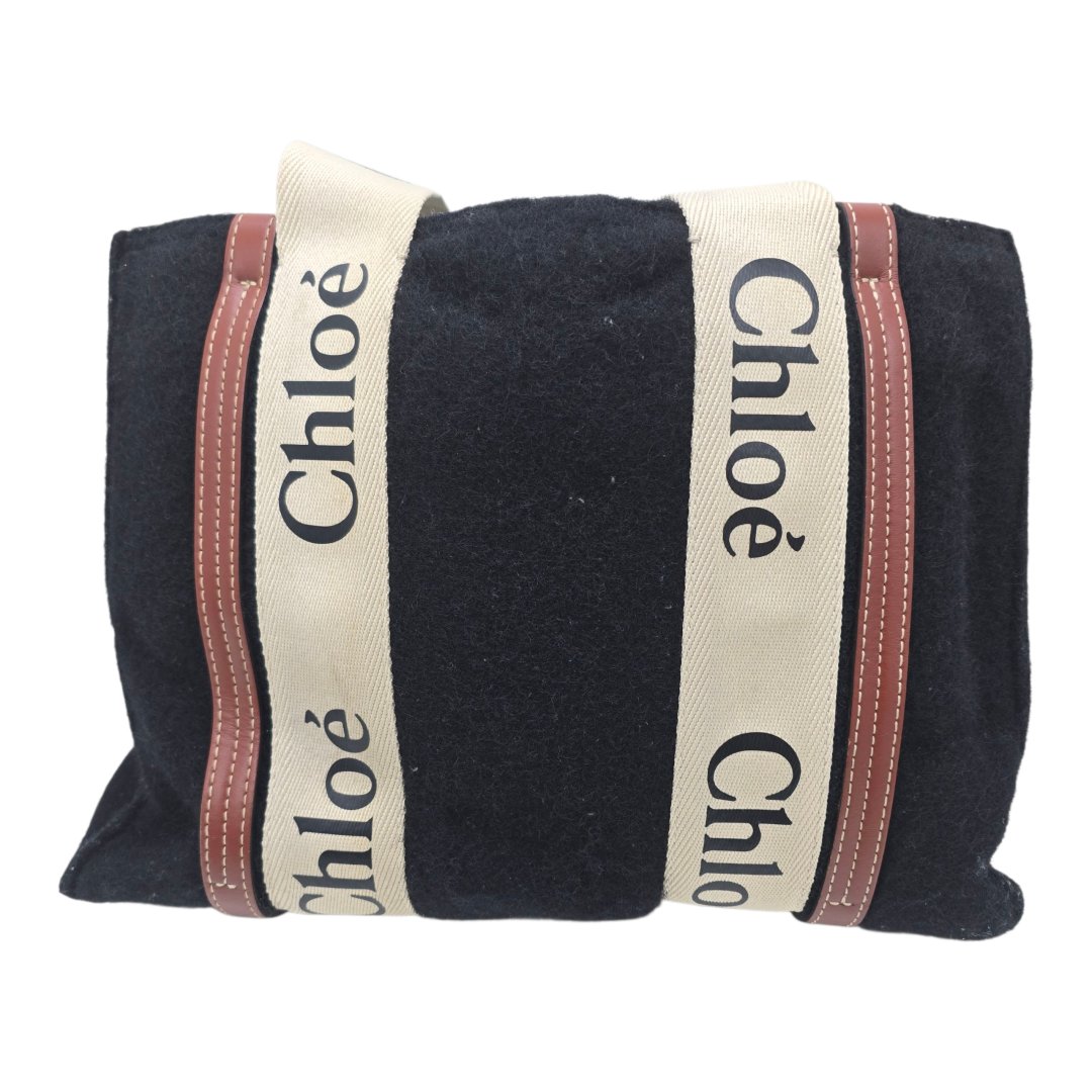 Sac cabas woody small tote bag toile de lin