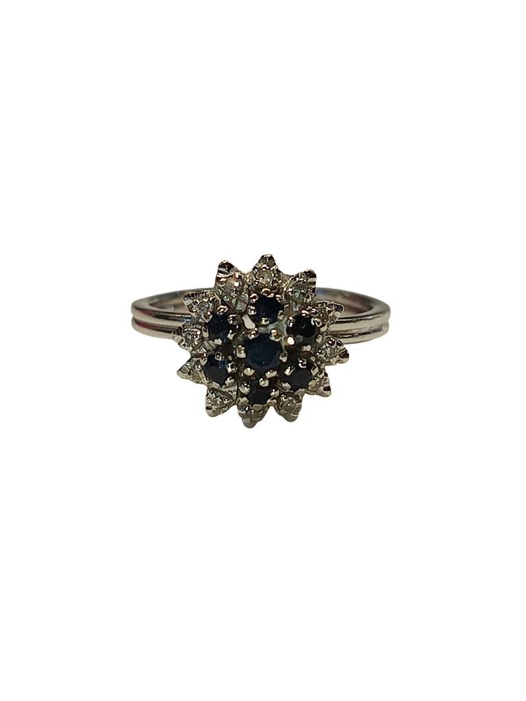 Bague or blanc
