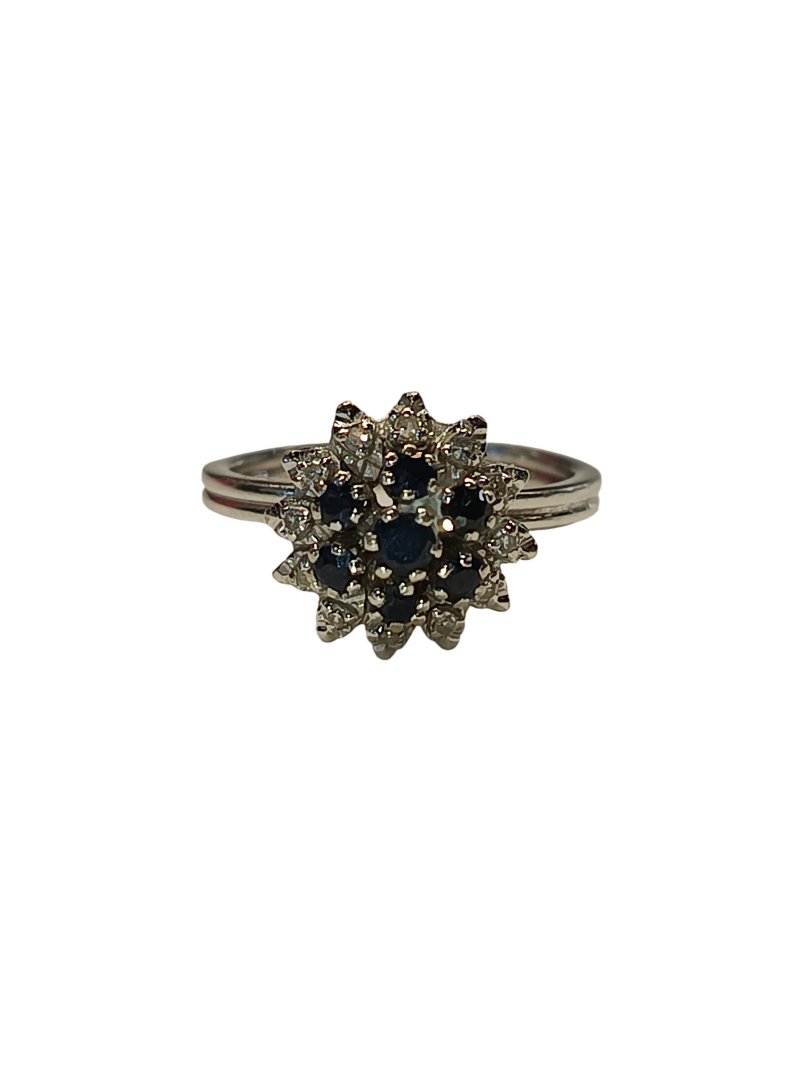 Bague or blanc