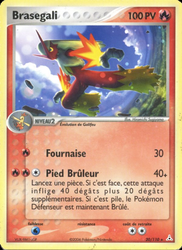 Carte pokemon brasegali hp 20/110