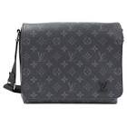Sac district pm toile monogram eclipse avec bandouliere