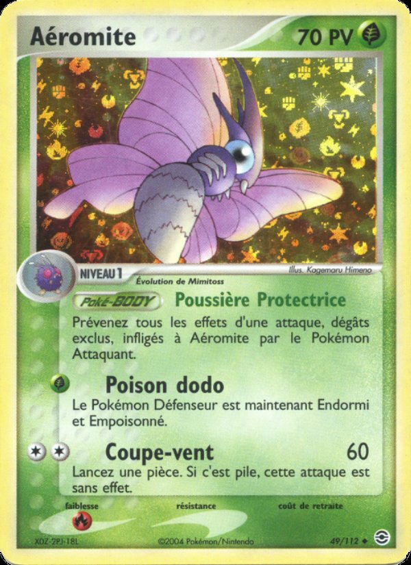 Carte pokemon aeromite rg 49/112